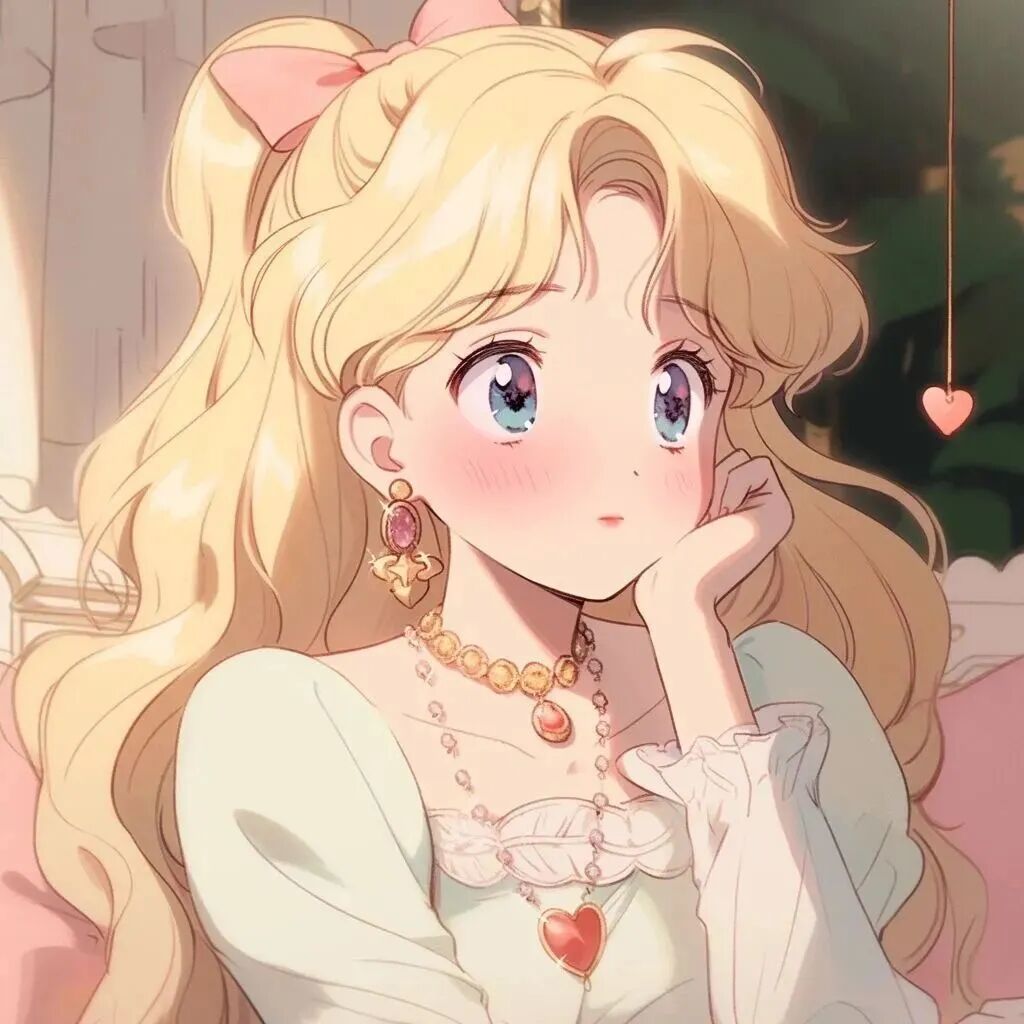 蝴蝶结动漫头像女