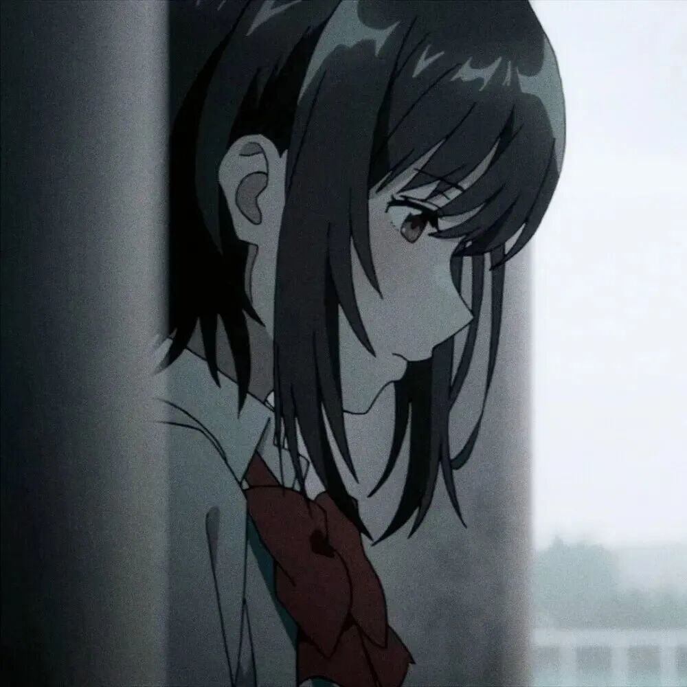 孤独感学院风动漫头像女