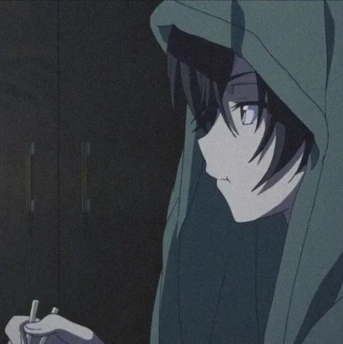孤独感动漫头像男