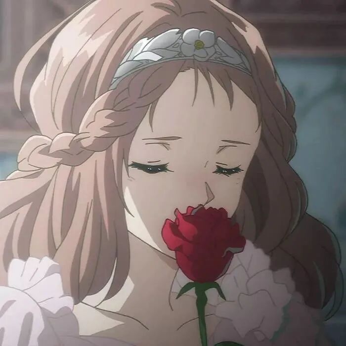 鲜花动漫头像女