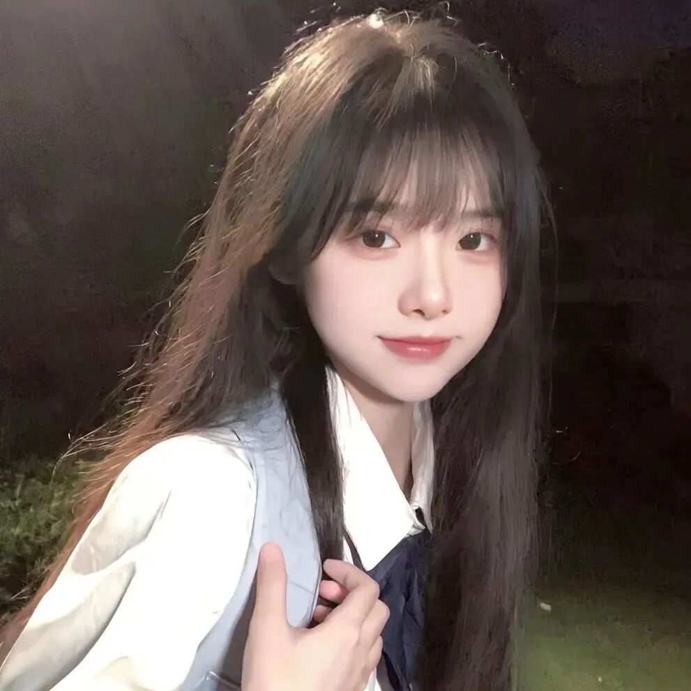 学院风甜妹女生头像