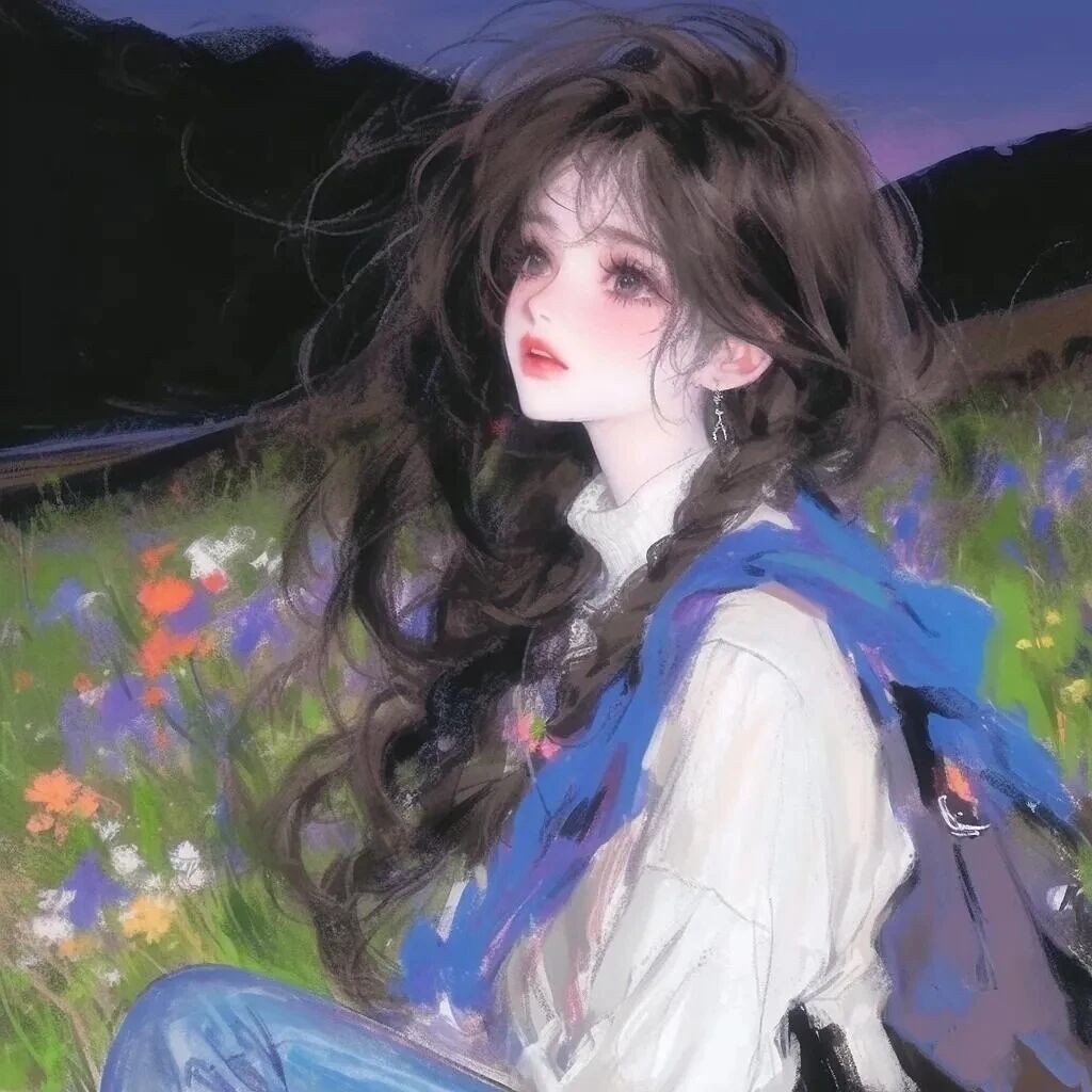 zngycsongchiduiyou自由感六人闺蜜头像插画闺蜜头像