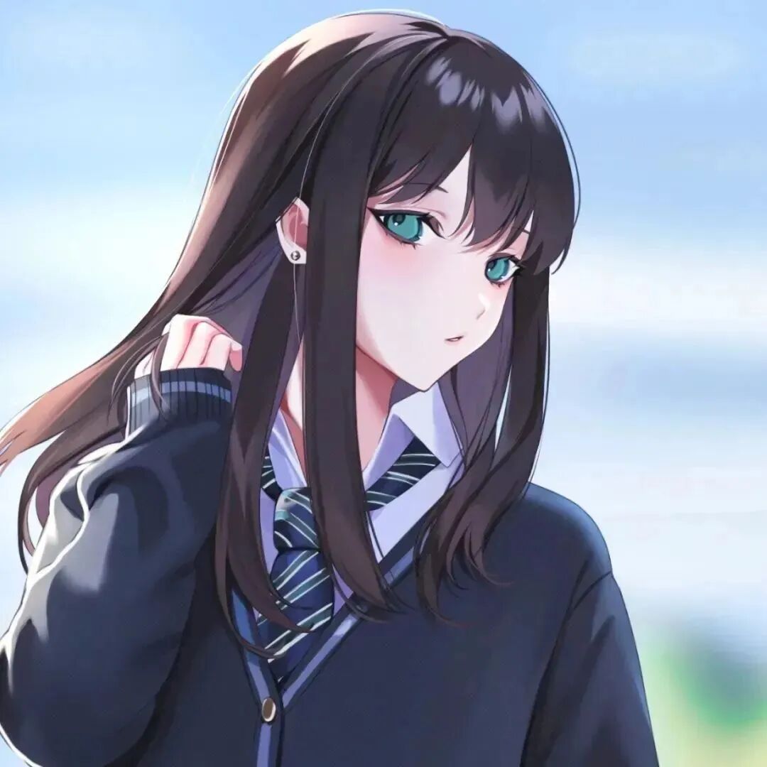 学院风动漫头像女