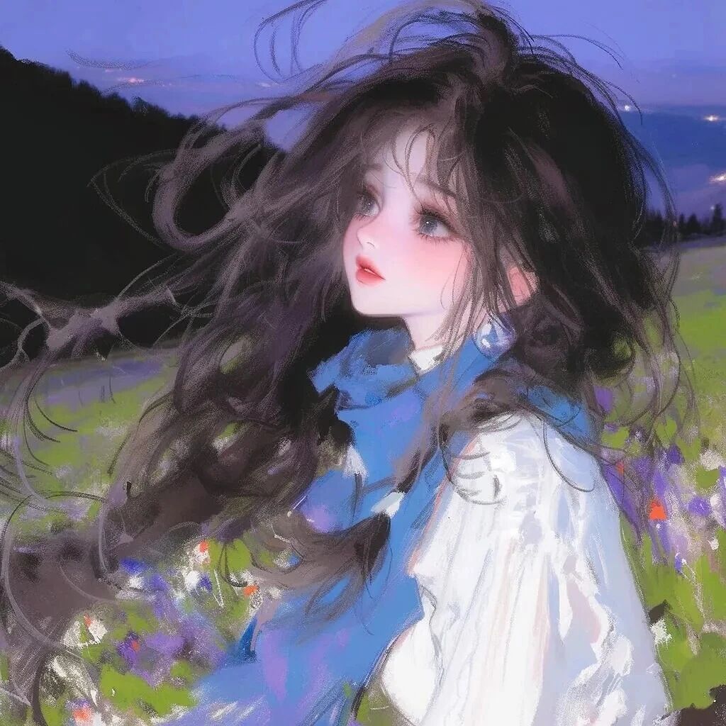 zngycsongchiduiyou自由感六人闺蜜头像插画闺蜜头像