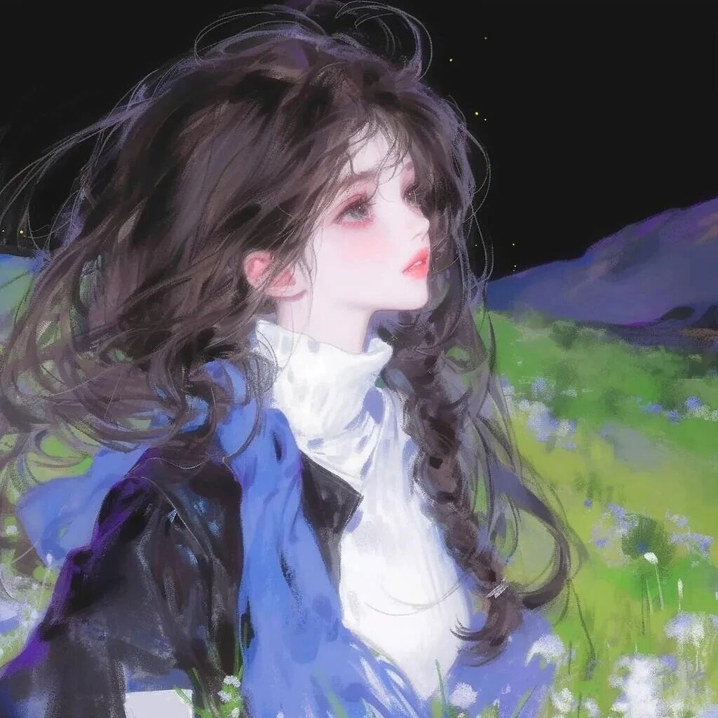 zngycsongchiduiyou自由感六人闺蜜头像插画闺蜜头像