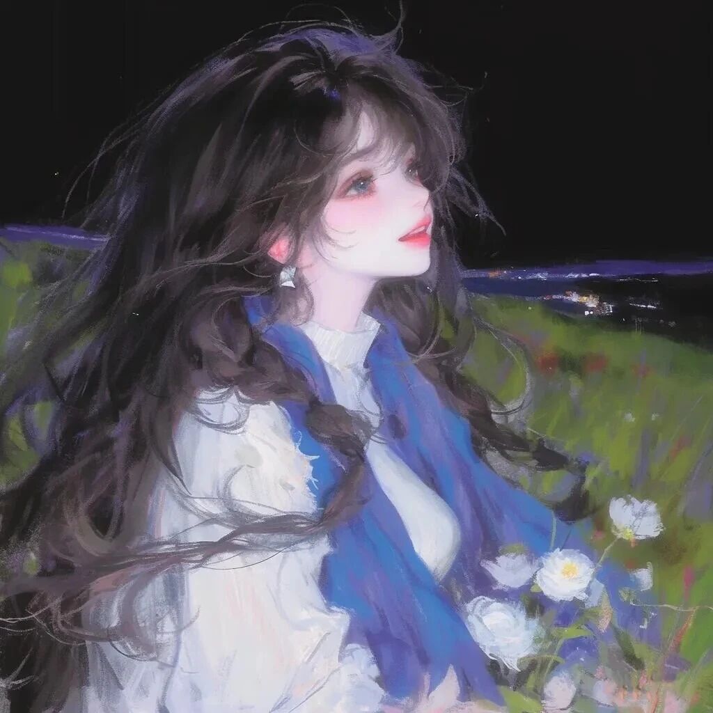 zngycsongchiduiyou自由感六人闺蜜头像插画闺蜜头像