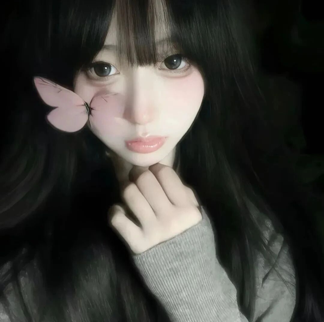 蝴蝶甜妹女生头像