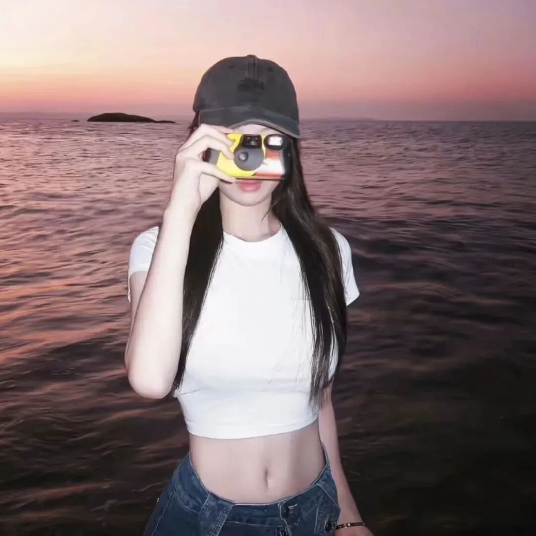 氛围感海边不露脸女生头像