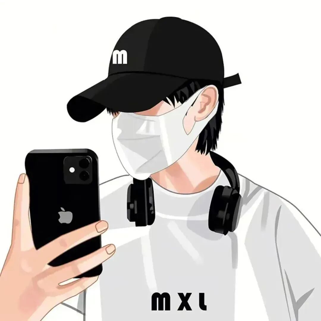 自拍手机手绘动漫头像男