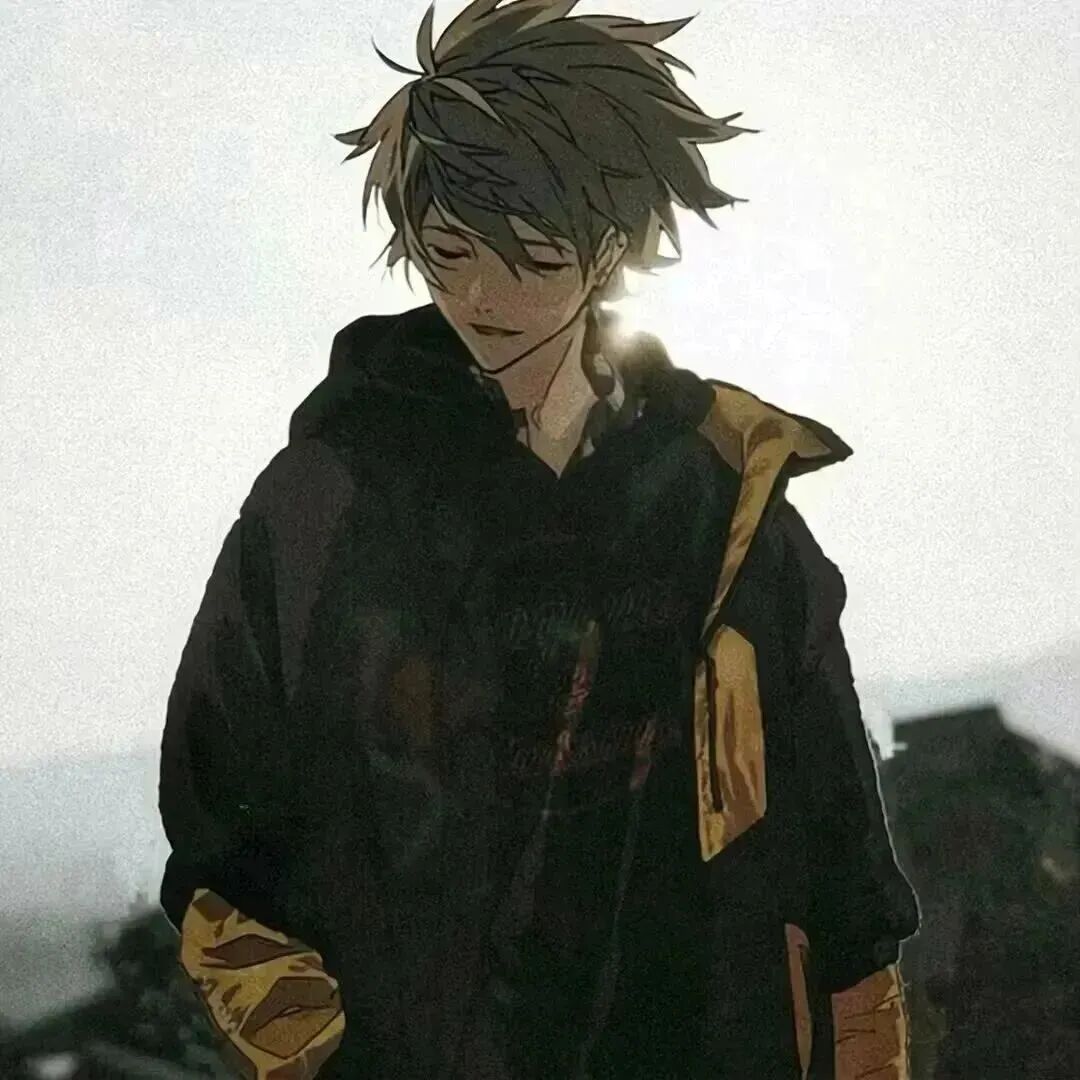 孤独感动漫头像男