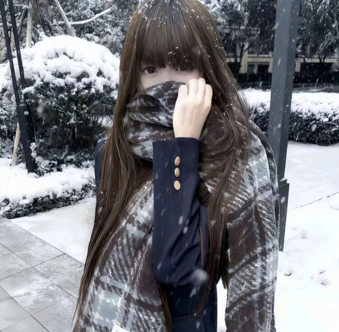 冬天少萝不露脸女生头像