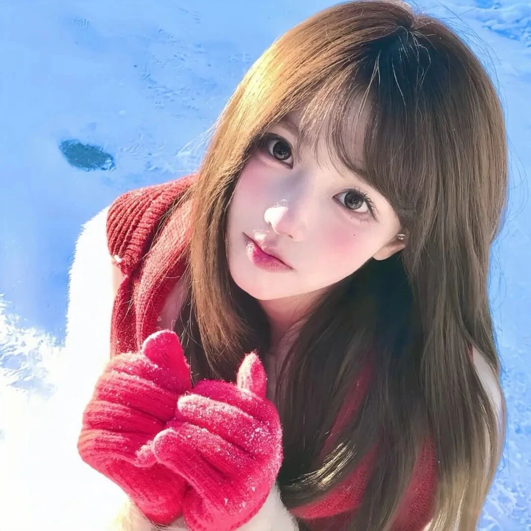 冬天甜妹女生头像