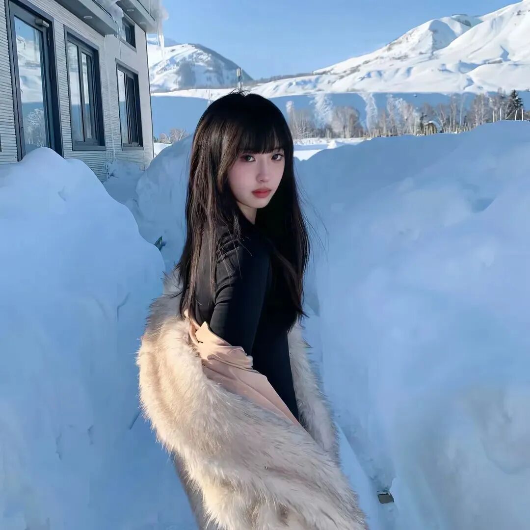 冬天气质女生头像