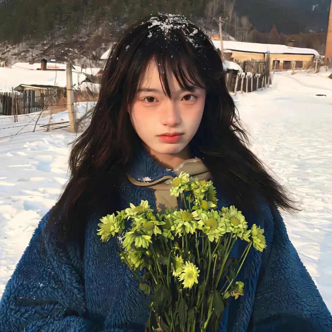 鲜花温柔女生头像