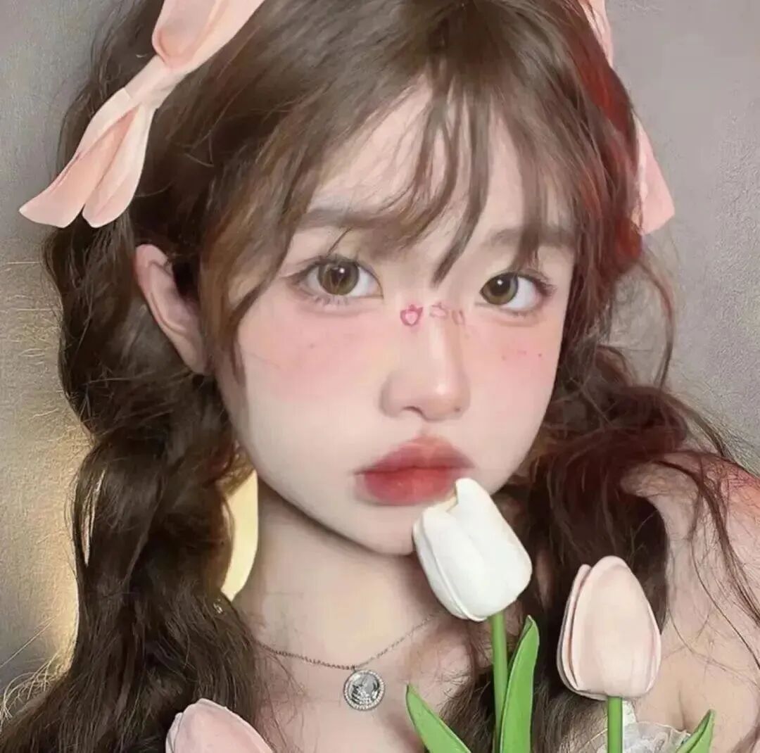 鲜花甜妹女生头像