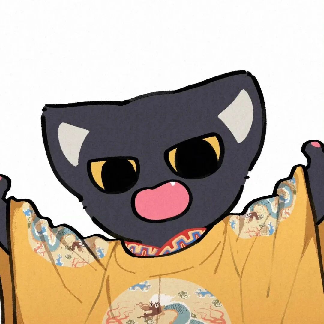 nidngxinyixinsan可爱猫咪卡通情侣头像