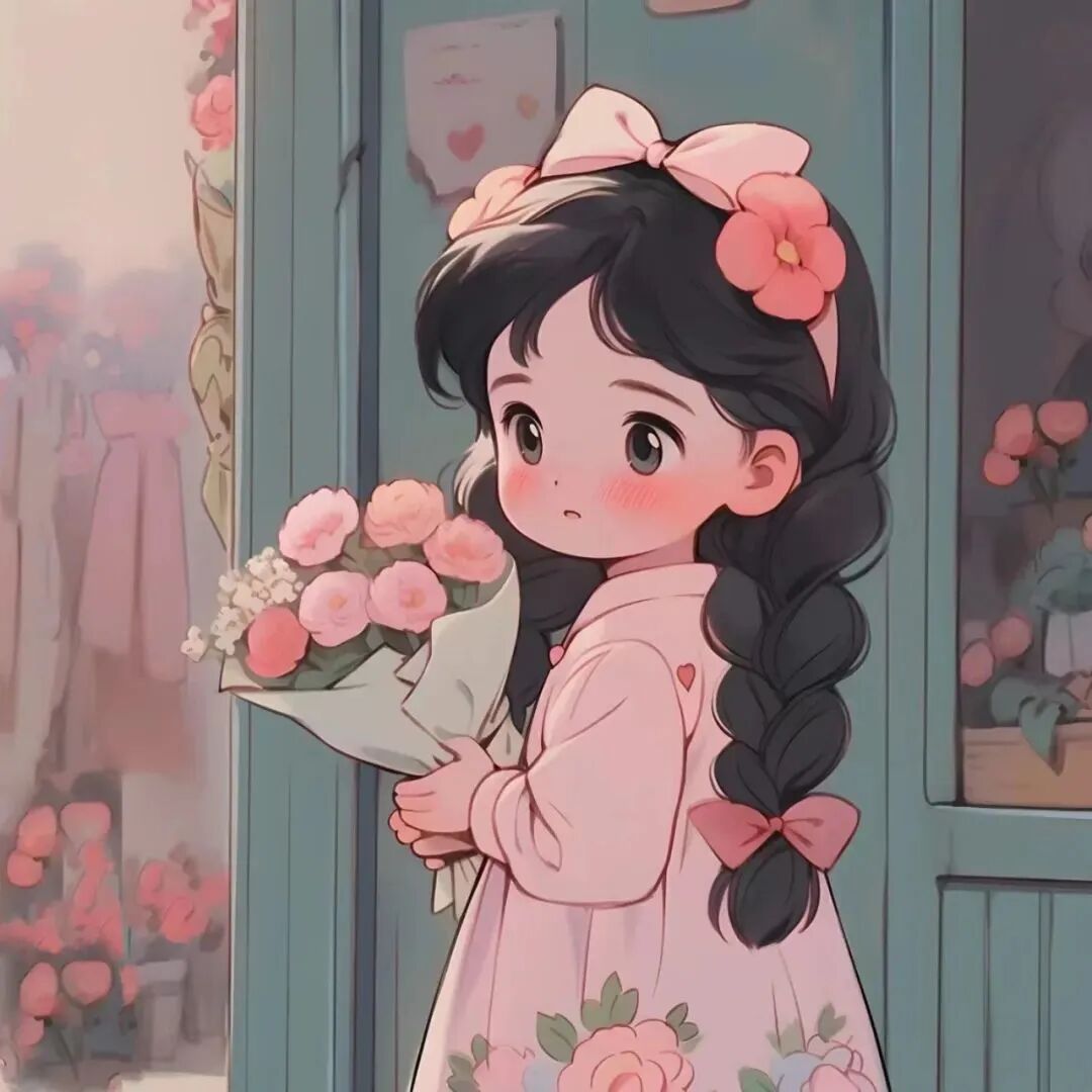 weimeiguimitouhua唯美鲜花四人闺蜜头像动漫闺蜜头像