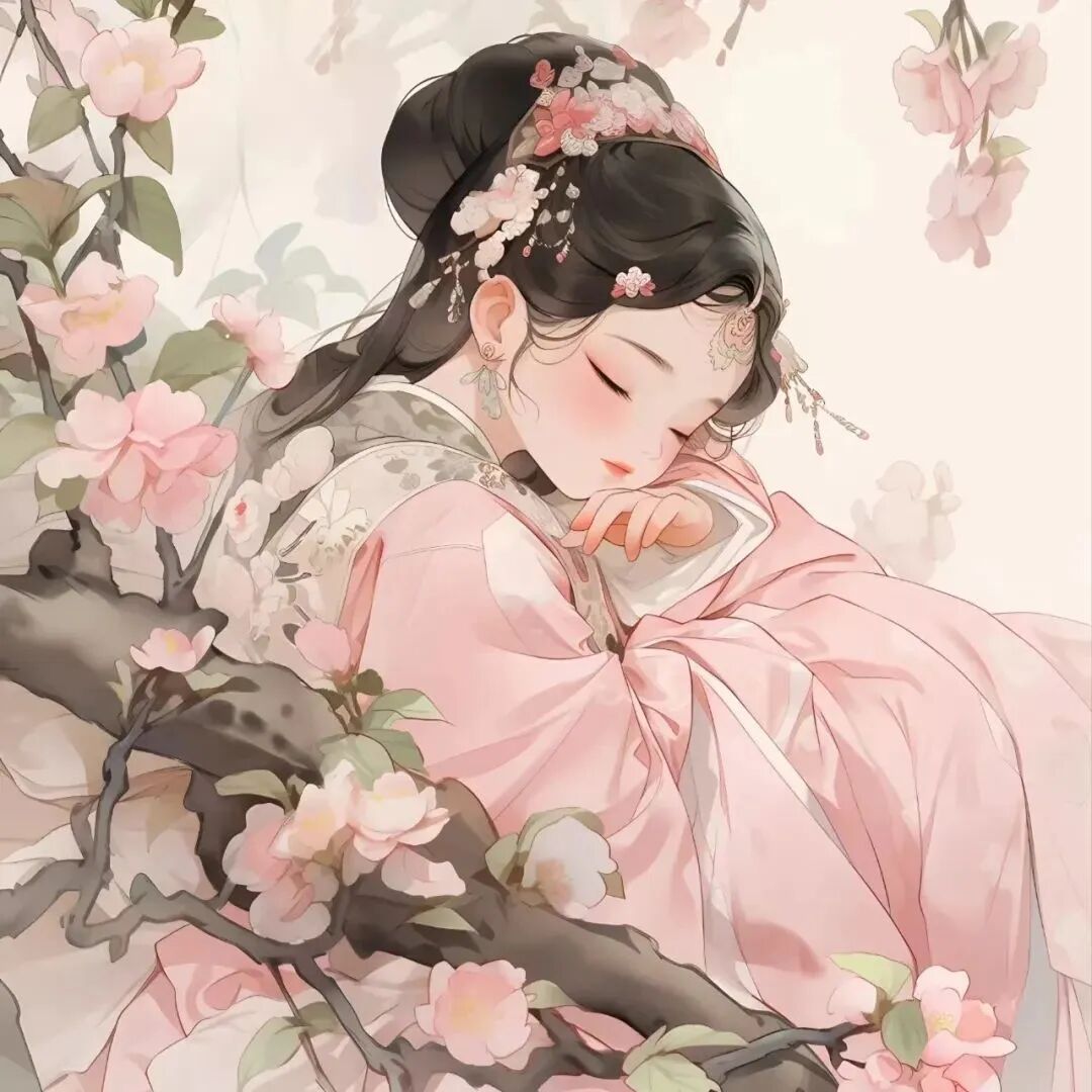 gufengguimitouqw古风四人闺蜜头像动漫闺蜜头像