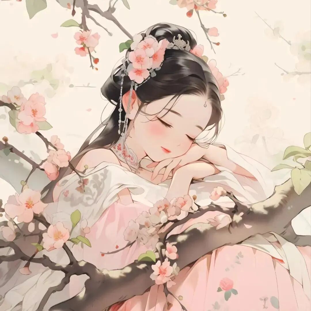 gufengguimitouqw古风四人闺蜜头像动漫闺蜜头像