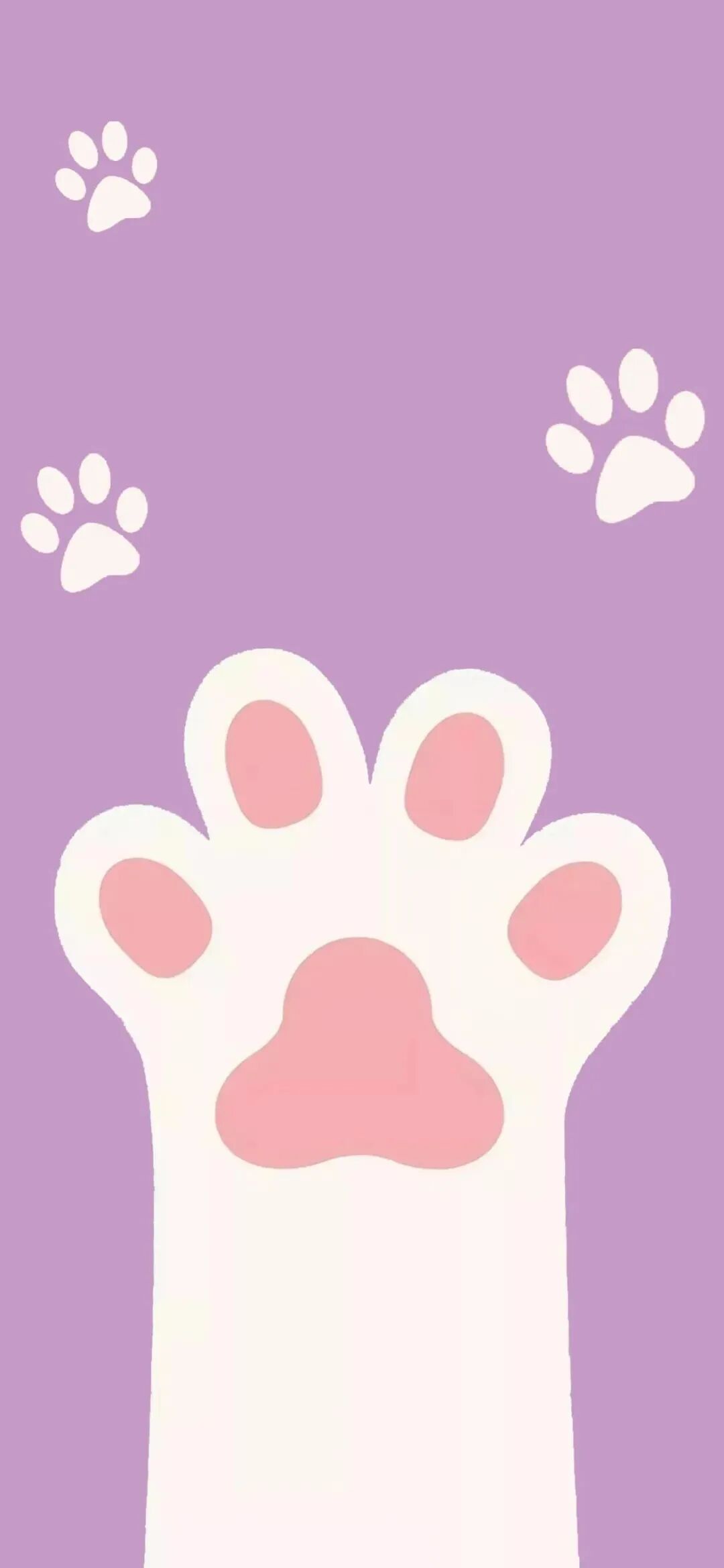 可爱猫爪壁纸简约壁纸