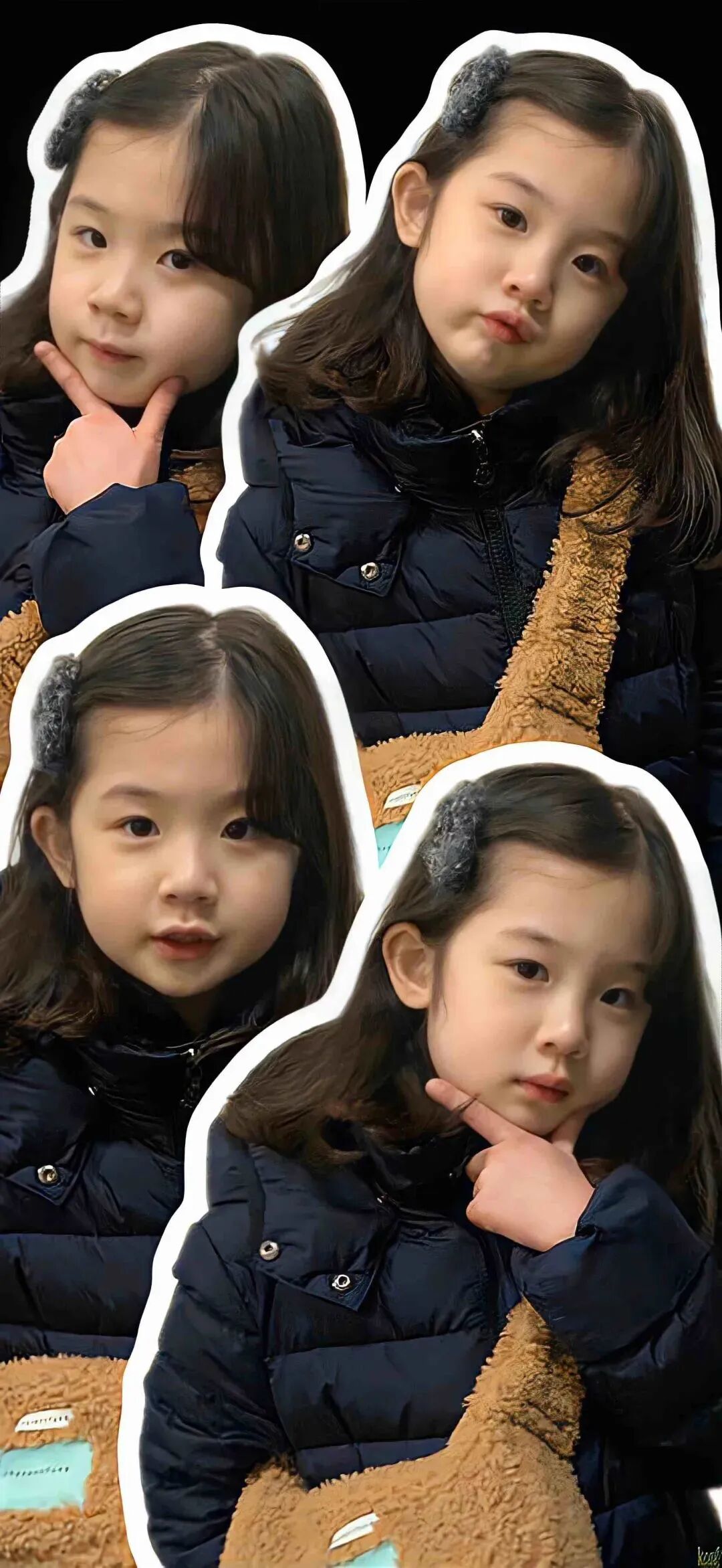 可爱金雪小女孩壁纸