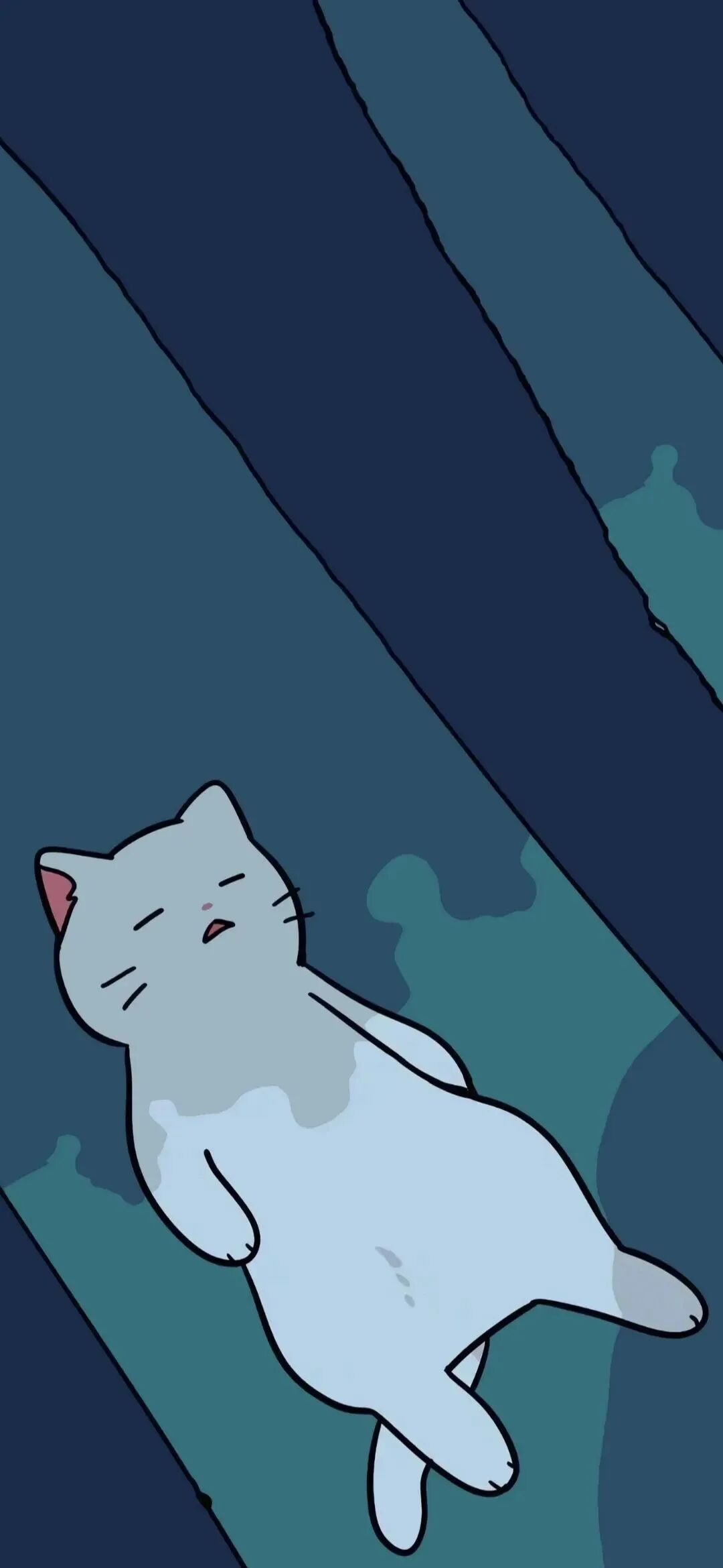 可爱猫咪插画壁纸