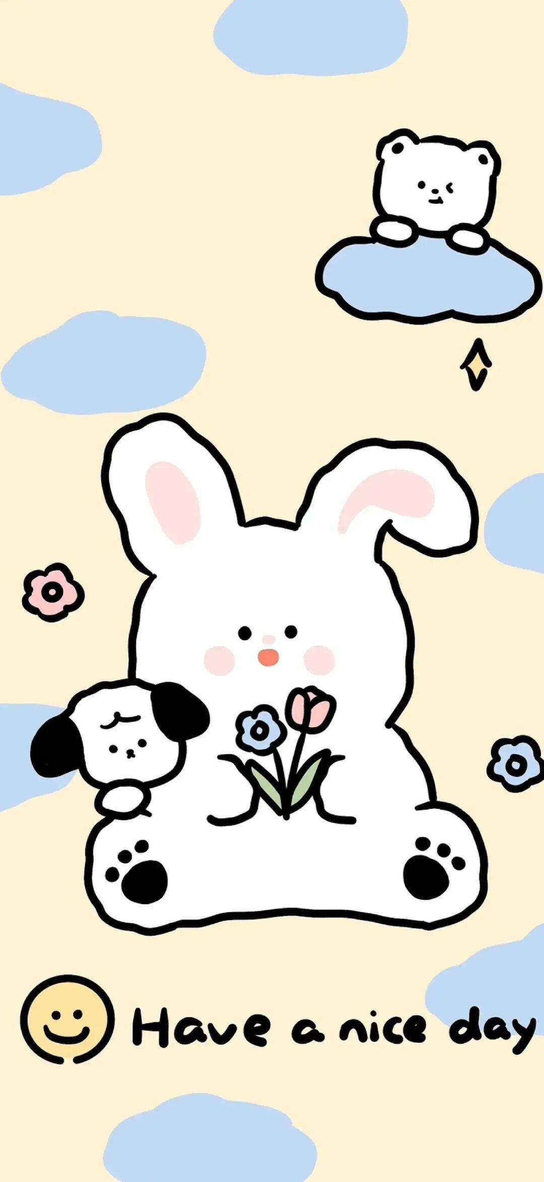 可爱卡通小兔子壁纸