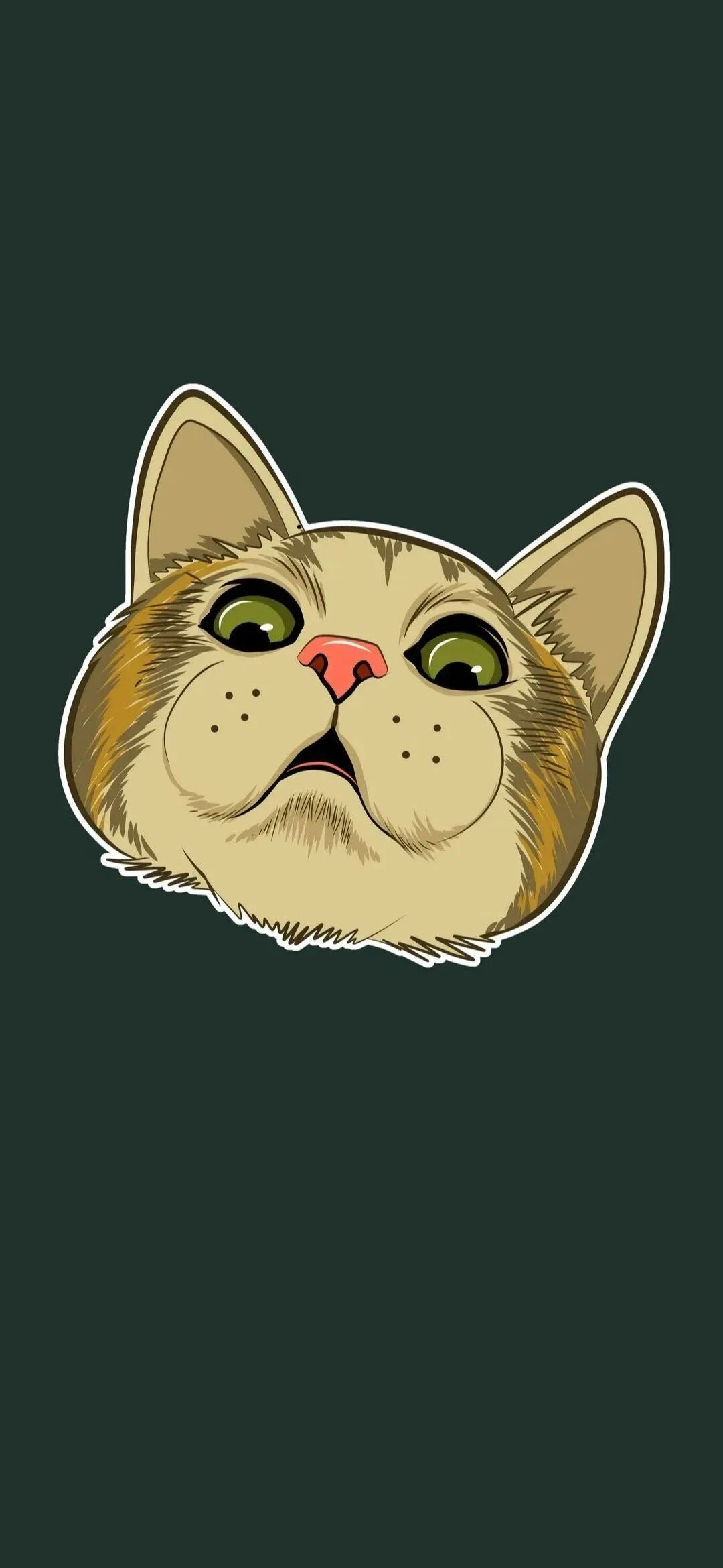 可爱猫咪插画壁纸