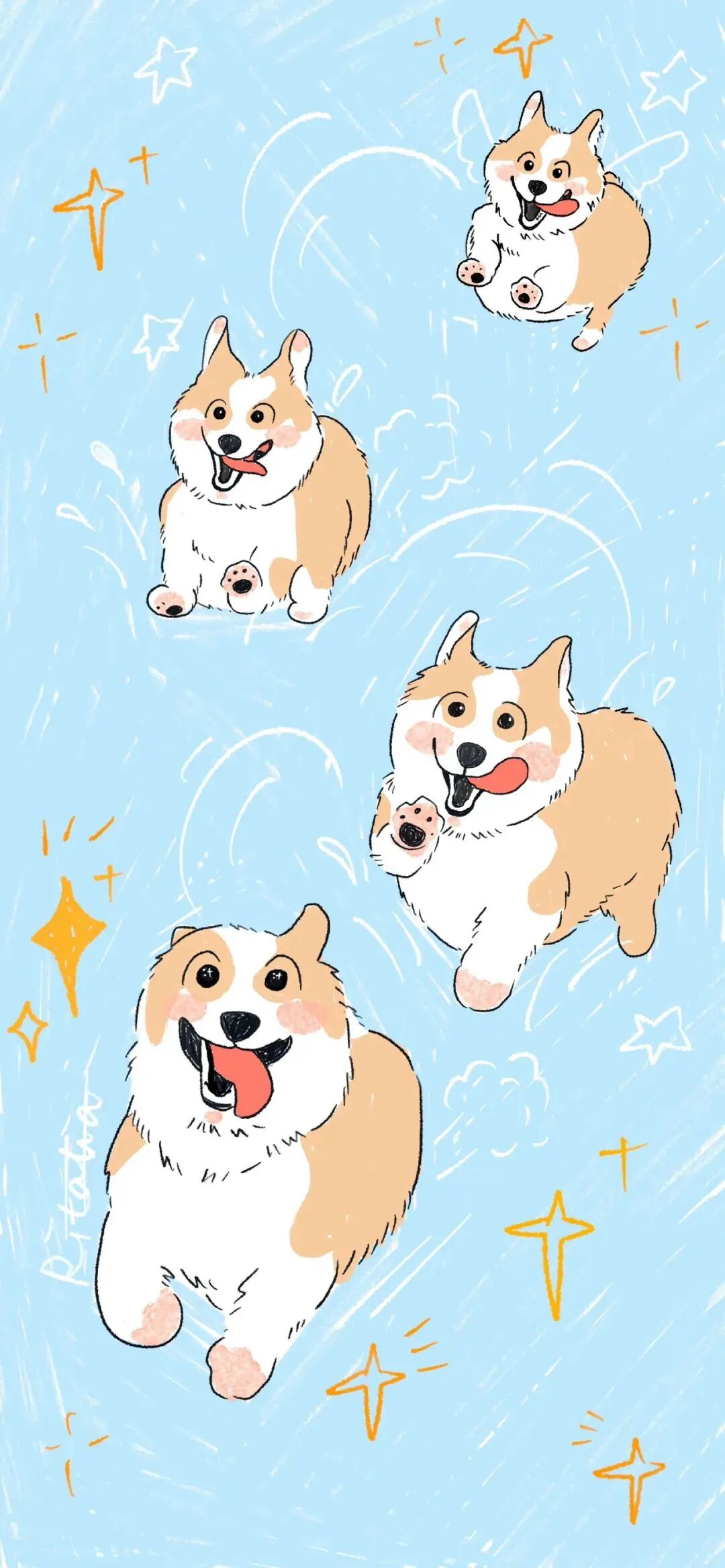 可爱卡通狗狗壁纸