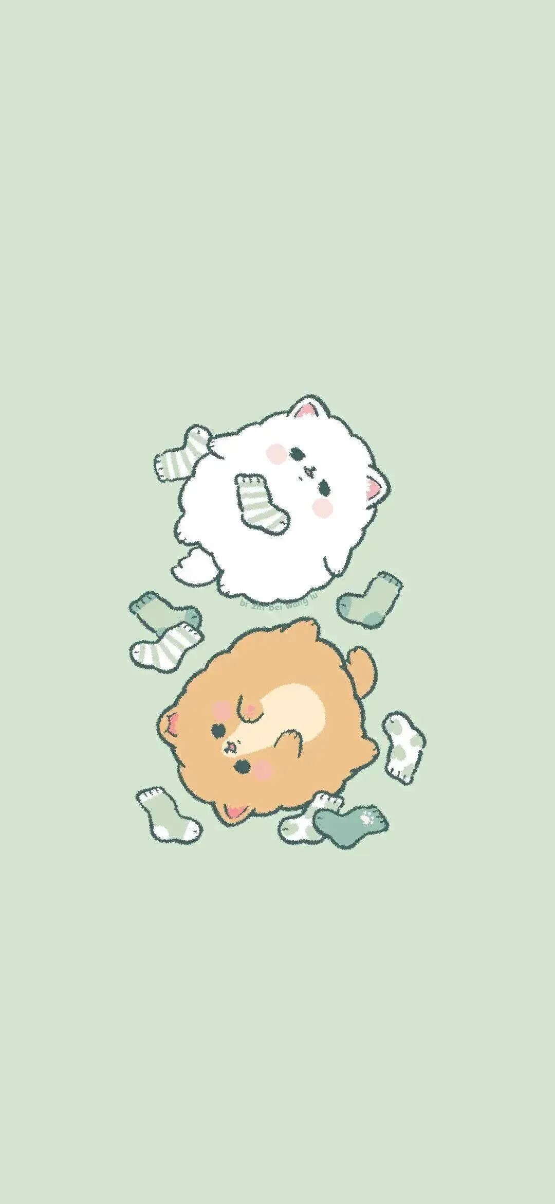 可爱简约卡通壁纸