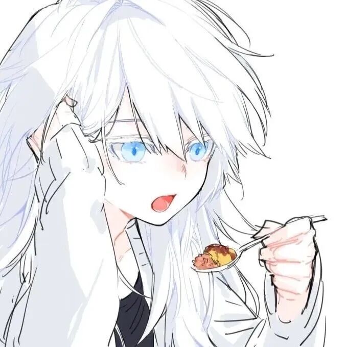 吃饭个性动漫头像女