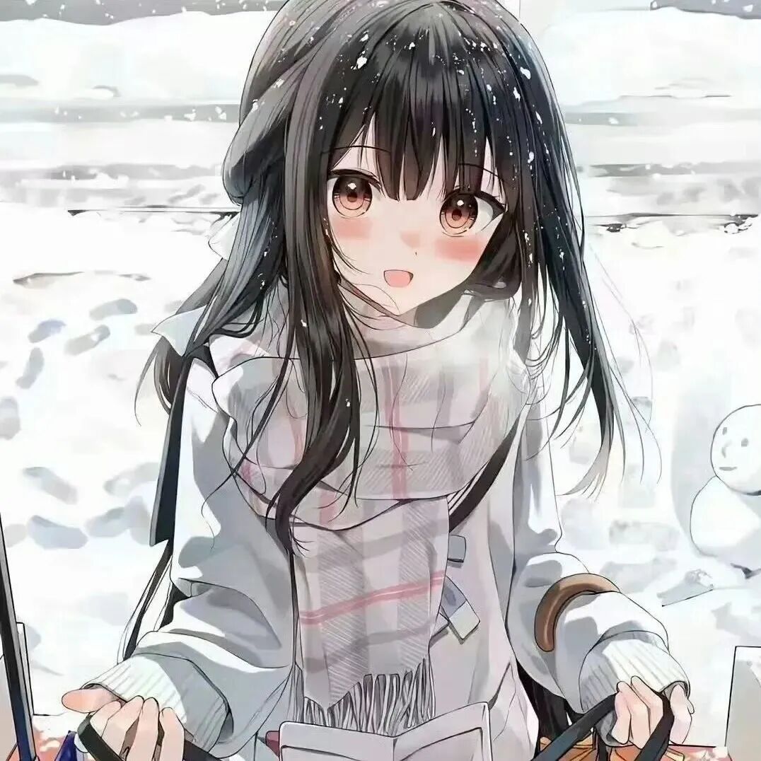 冬季动漫头像女