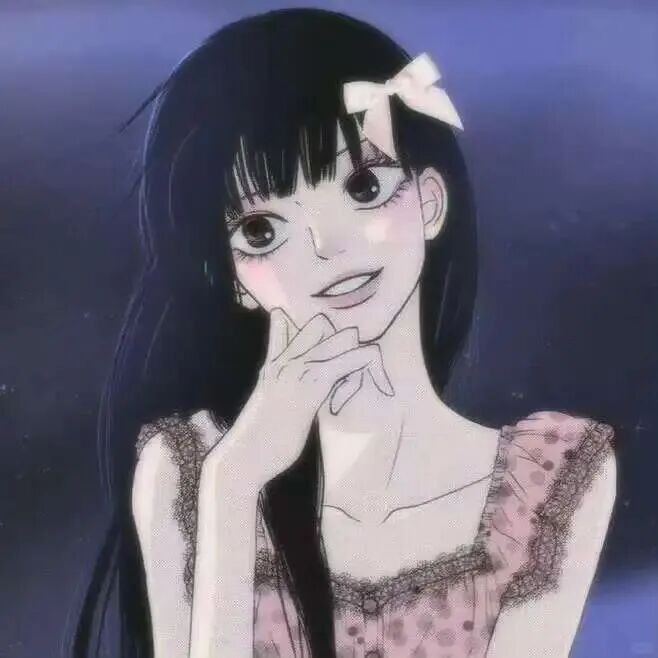 古早感动漫头像女