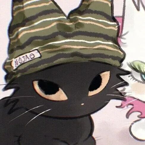 mkunbzhyqzyiweizhouyu可爱猫咪插画情侣头像