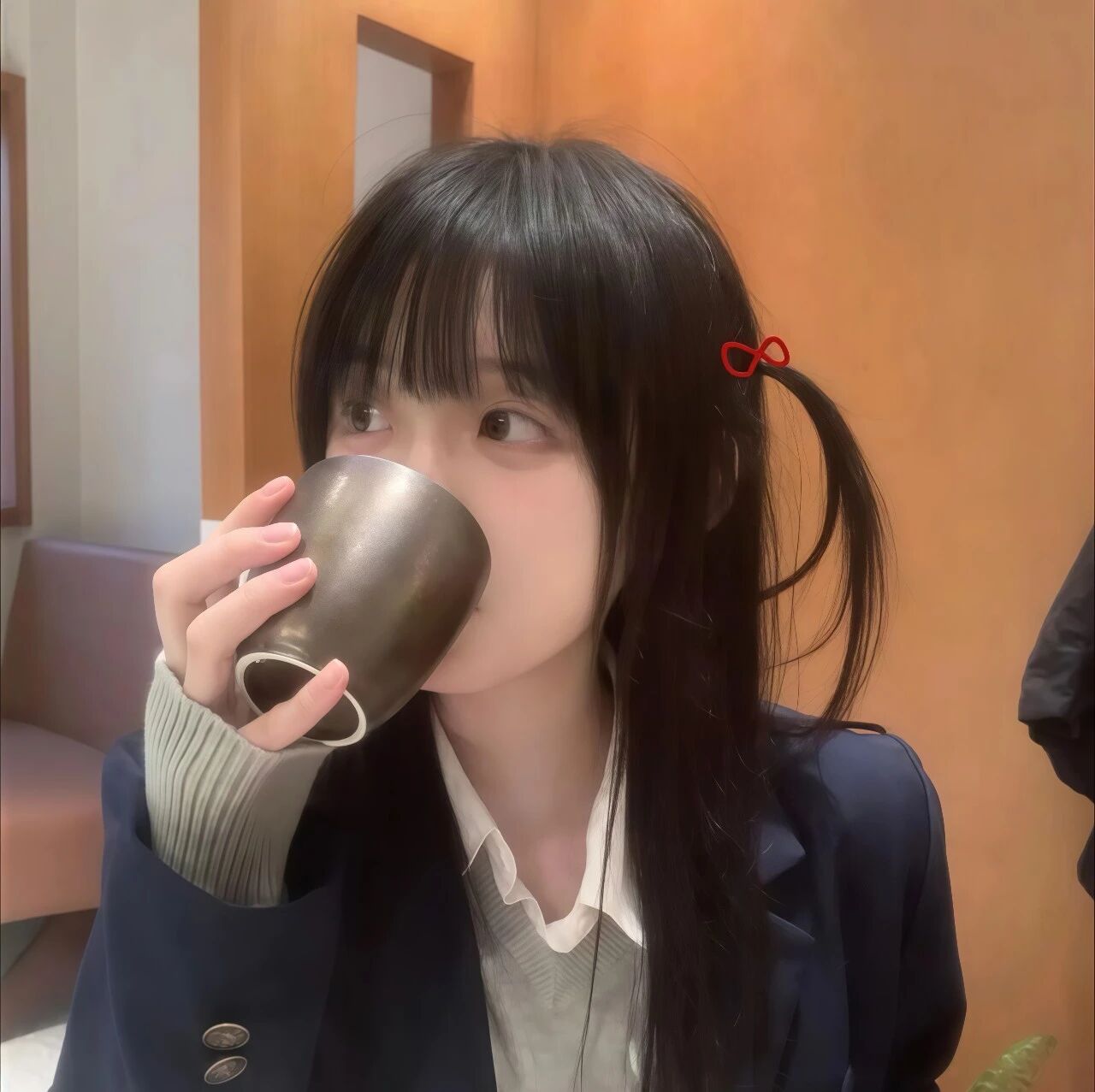jk制服甜妹女生头像