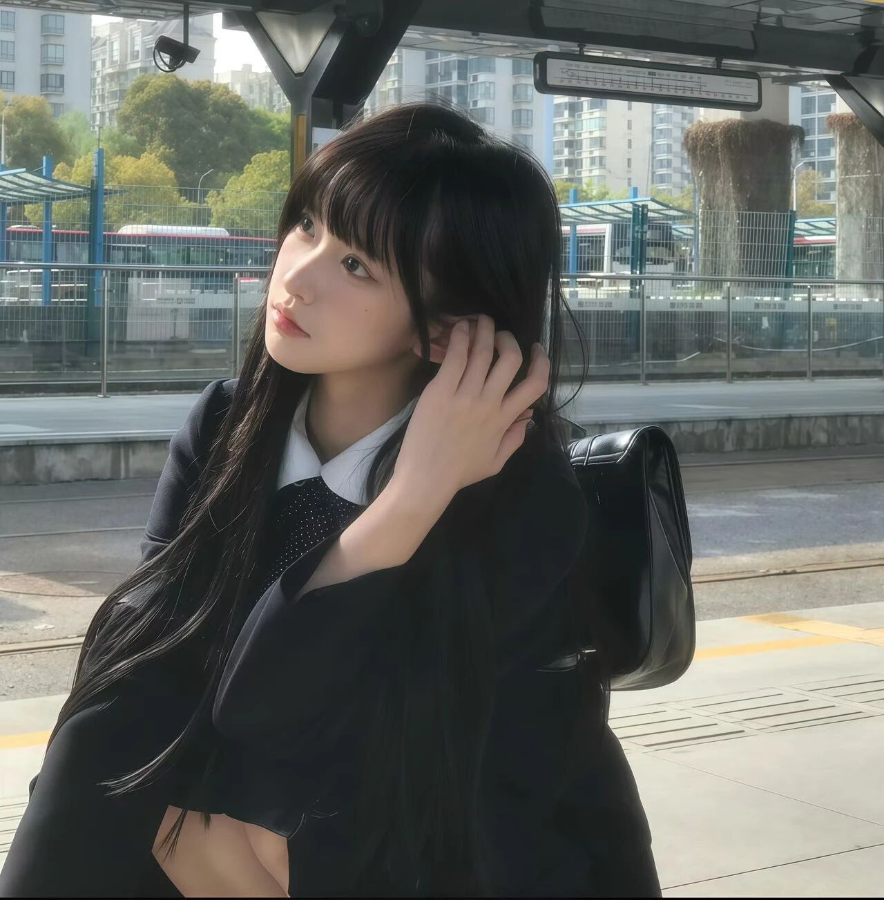jk制服甜妹女生头像