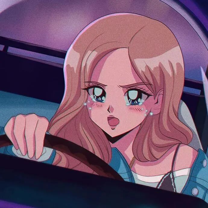 开车旧漫动漫头像女