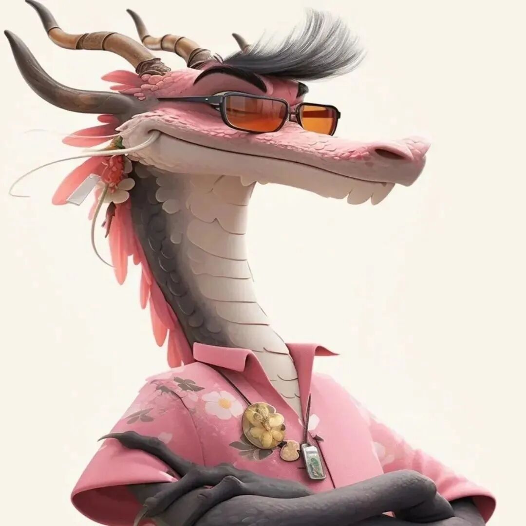 新年龙年卡通头像