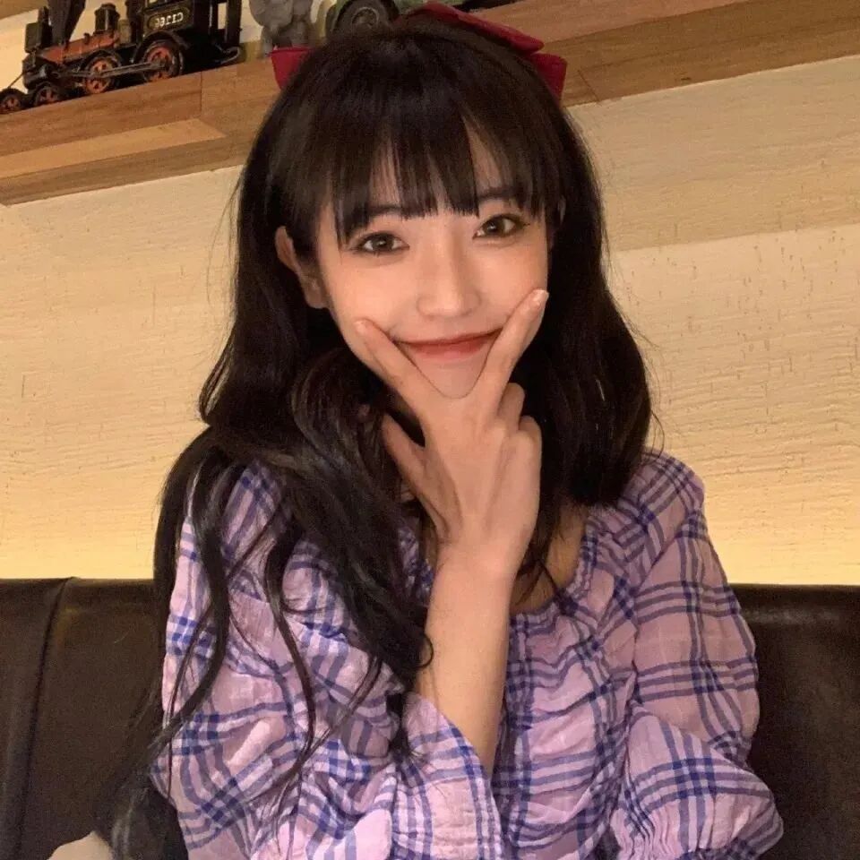 甜妹爱笑女生头像