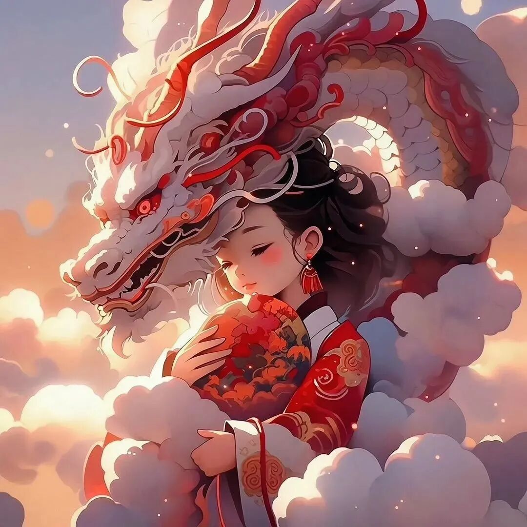 新年龙年动漫头像女