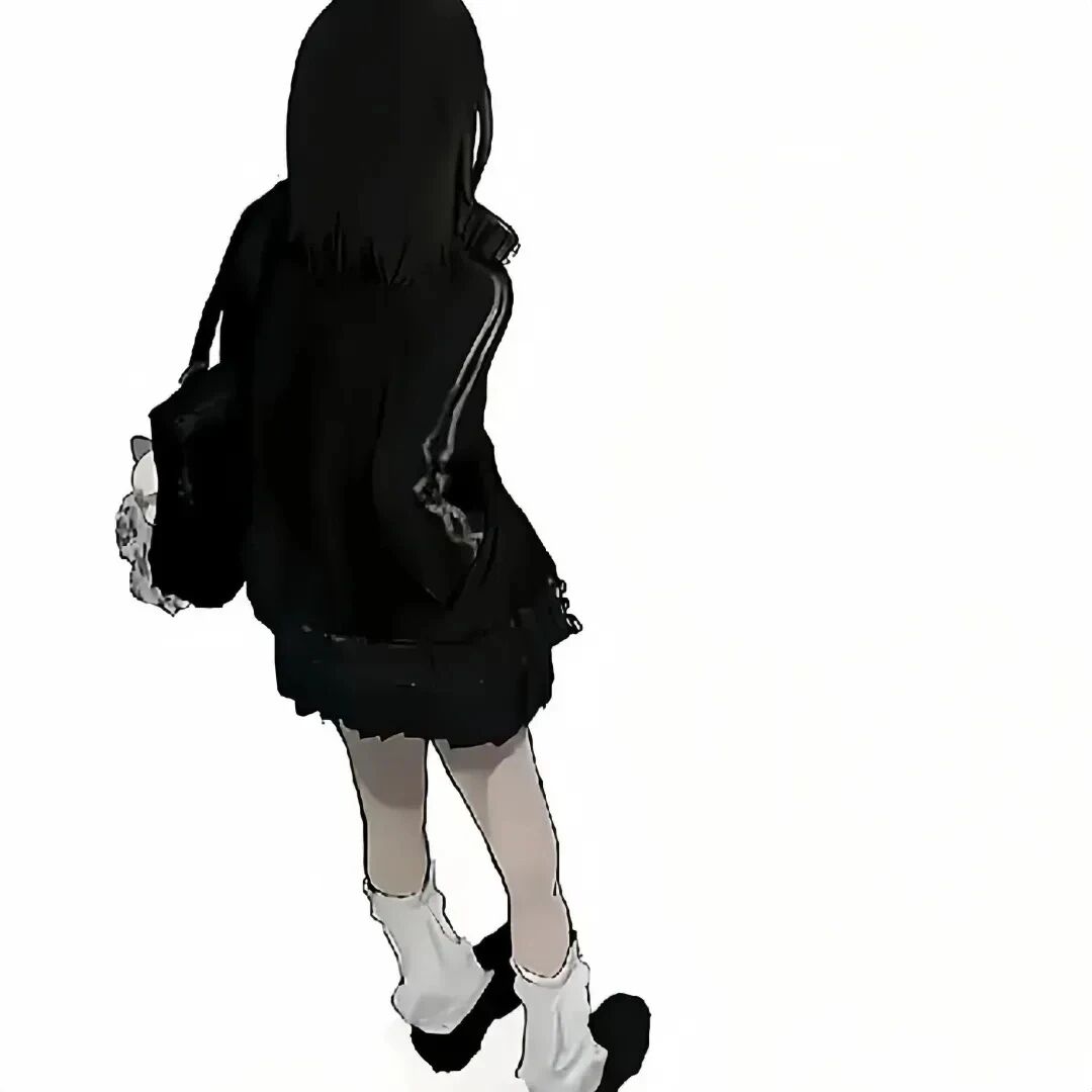 权威黑白动漫头像女