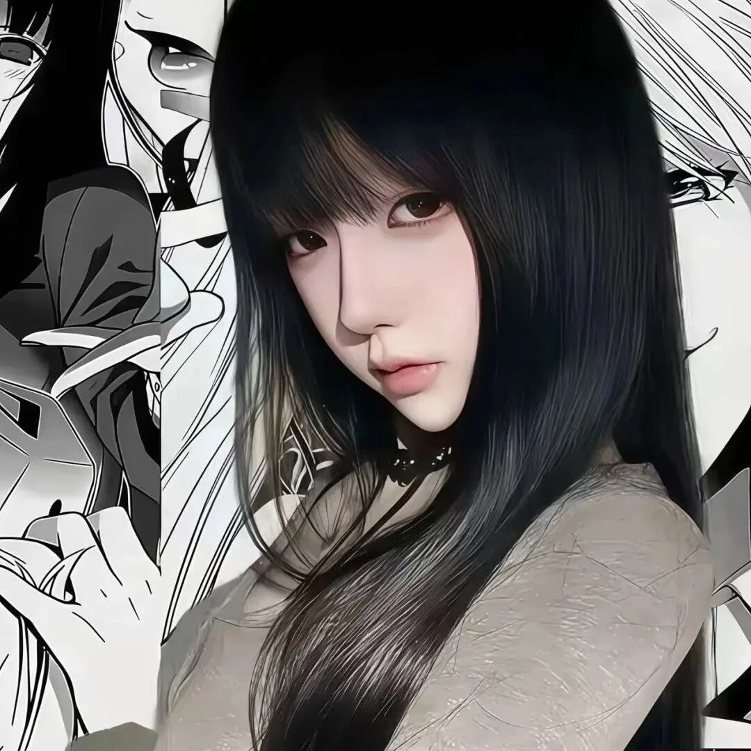 漫画很飒女生头像