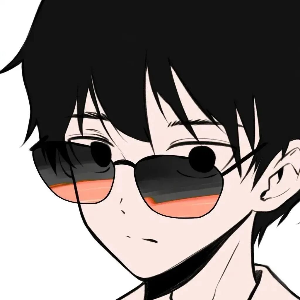 墨镜个性动漫头像男
