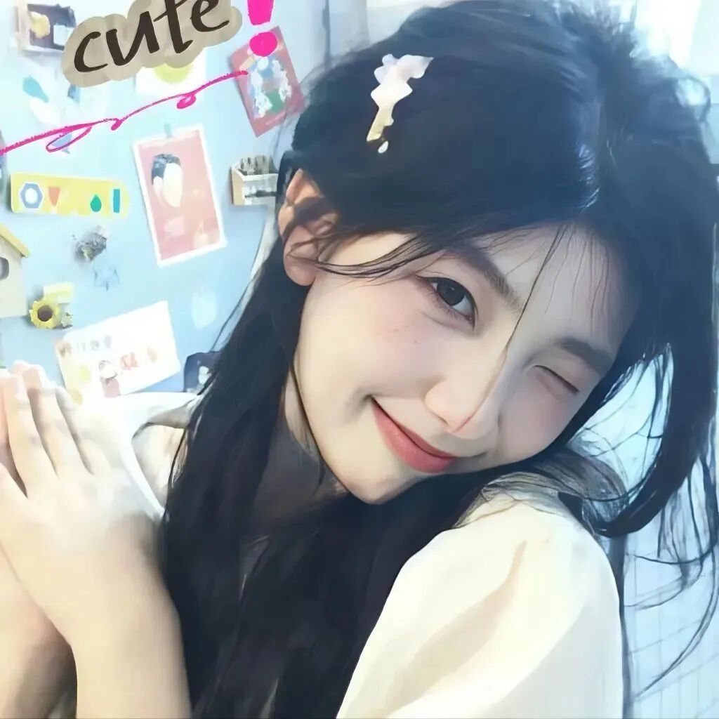 甜妹爱笑女生头像