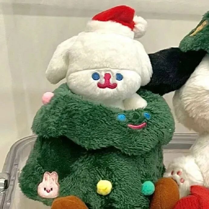 可爱情侣头像 可爱情头 圣诞情头 圣诞情侣头像 圣诞 圣诞头像 玩偶 玩偶头像