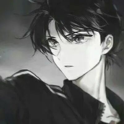 动漫 动漫头像 动漫男头 动漫头像男 黑白动漫头像 黑白动漫