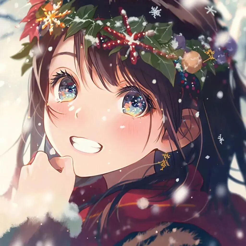 动漫头像  动漫女 动漫女头  动漫头像女 圣诞 圣诞头像 圣诞动漫 圣诞动漫头像