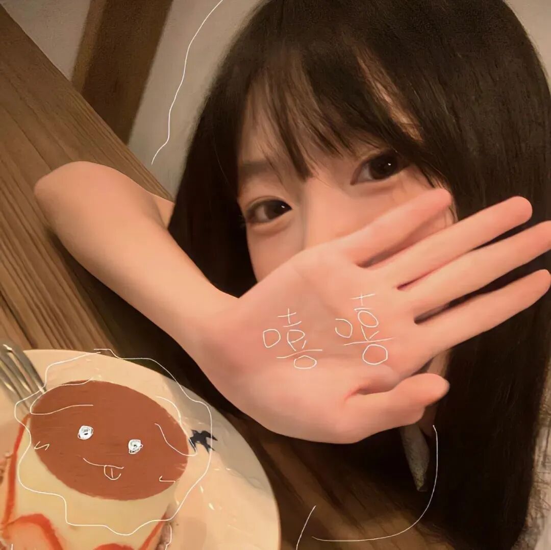 蛋糕甜妹女生头像