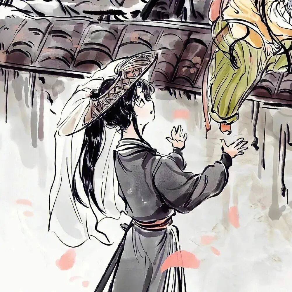情侣头像 古风情侣头像 古风情头  情头 超甜头像  