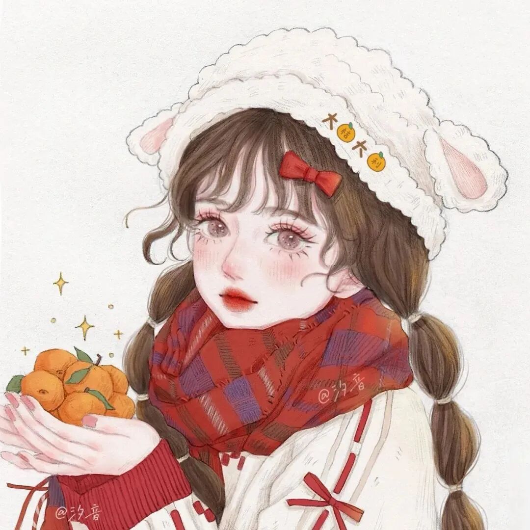 动漫头像  动漫女 动漫女头  动漫头像女 新年 新年头像 新年女头 新年女生头像
